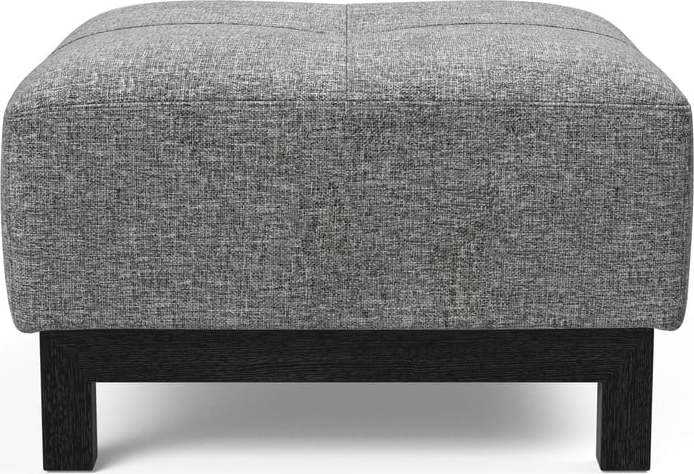 Šedý puf Innovation Bifrost Twist Charcoal