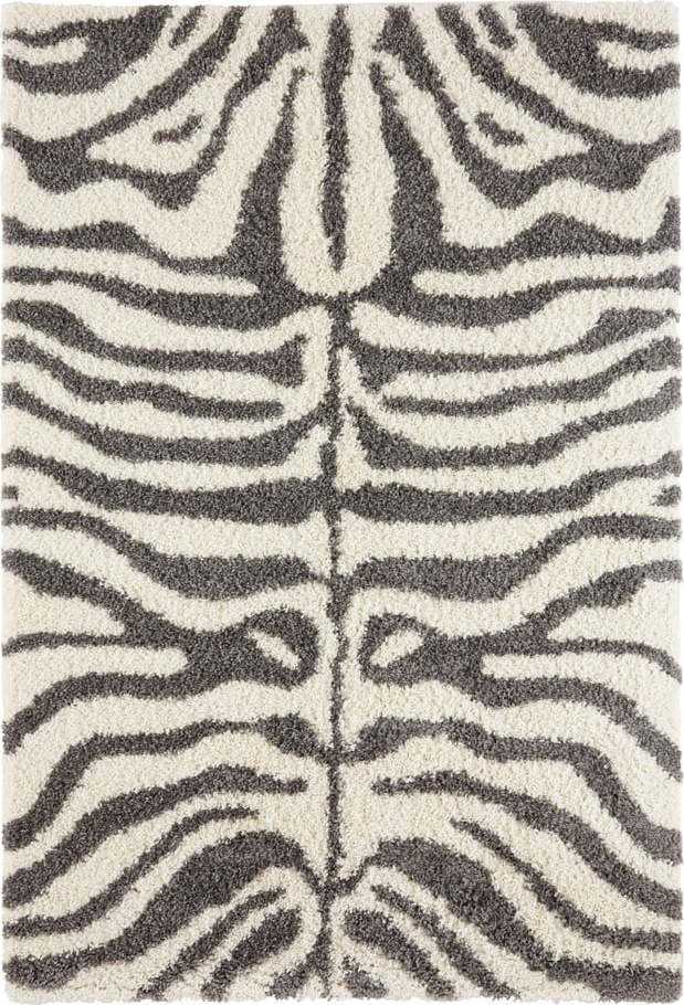 Šedý/béžový koberec 230x160 cm Striped Animal - Ragami Ragami
