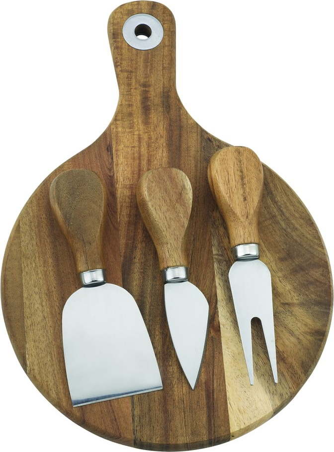 Servírovací dřevěné prkýnko na sýr s příslušenstvím 26x18 cm Fromagerie - Ladelle Ladelle