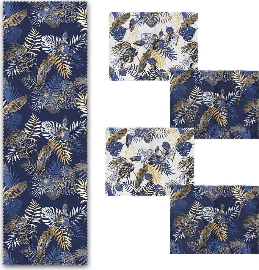 Set 4 textilních prostírání a běhounu Minimalist Home World Minimalist Home World