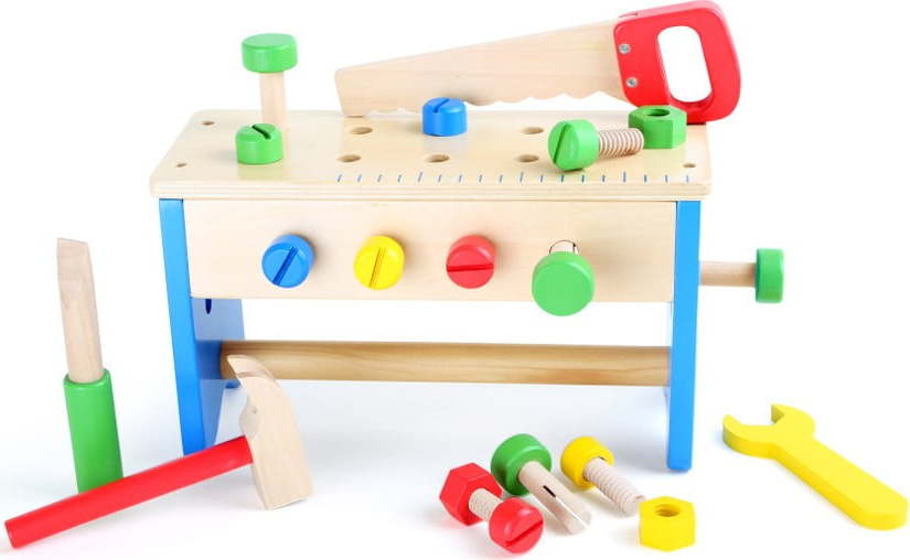 Set dřevěného nářadí na hraní Legler Toolbox Legler
