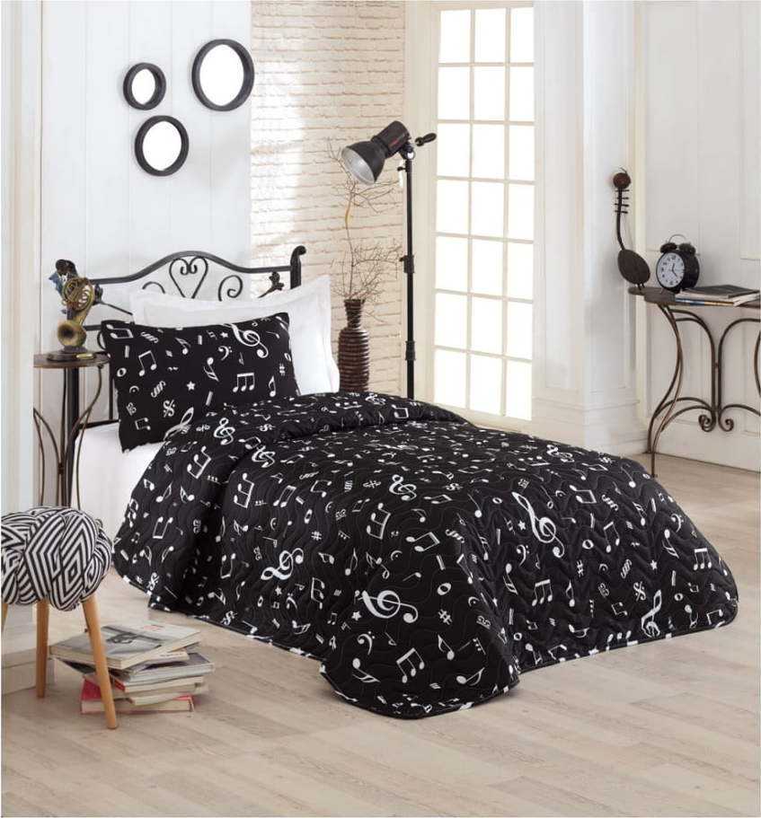 Set povlaku na polštář a přehozu přes jednolůžko Aalto