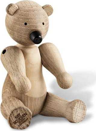 Soška z masivního dubového dřeva Kay Bojesen Denmark Bear Kay Bojesen Denmark
