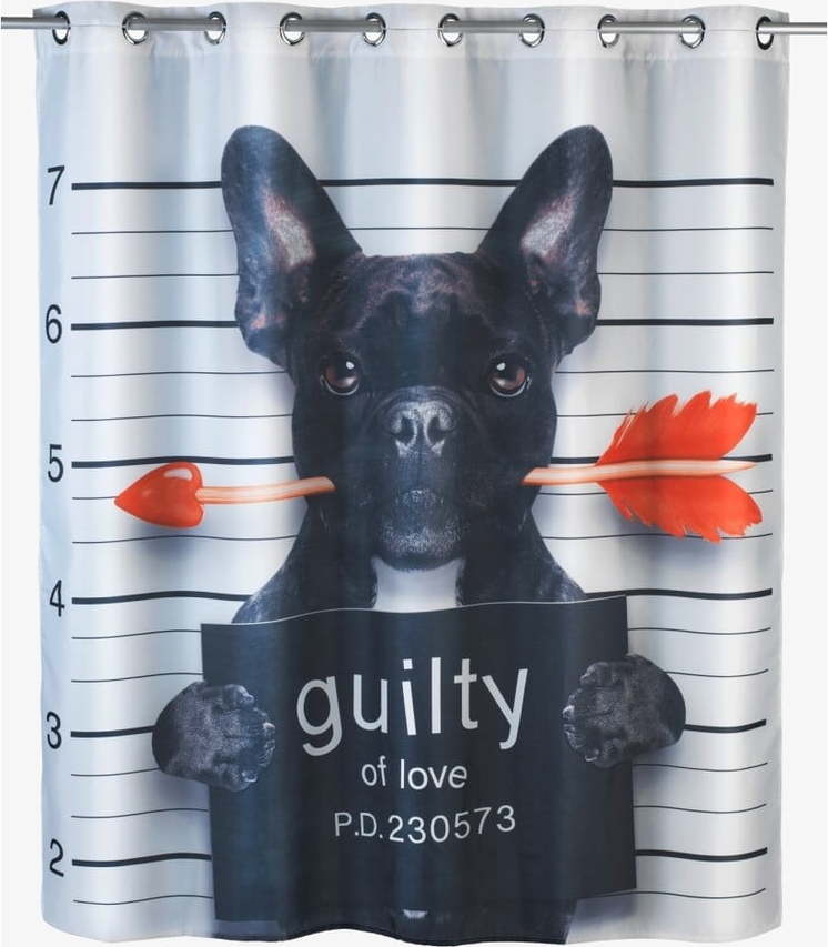 Sprchový závěs s protiplísňovou povrchovou úpravou Wenko Pupppy