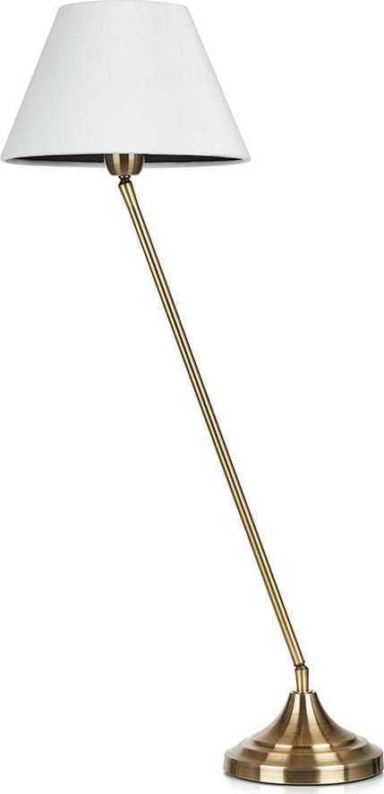 Stolní lampa v bílo-zlaté barvě Markslöjd Garda Markslöjd