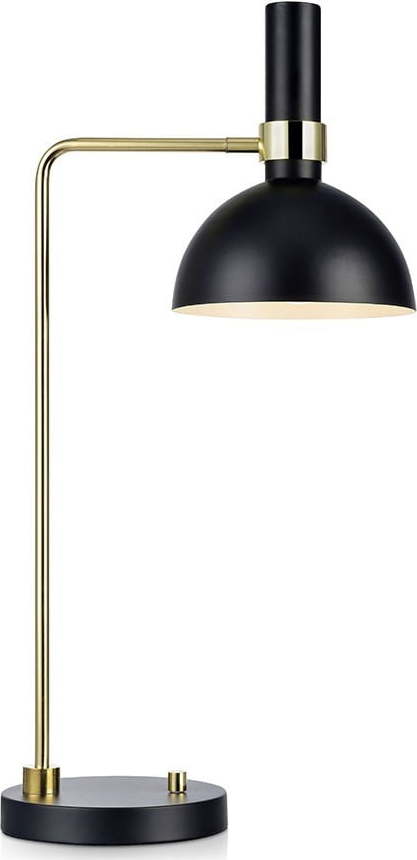 Stolní lampa v černo-zlaté barvě Markslöjd Larry Markslöjd