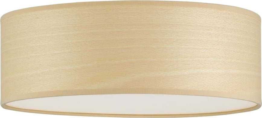 Stropní svítidlo z přírodní dýhy v barvě běleného buku Sotto Luce TSURI M