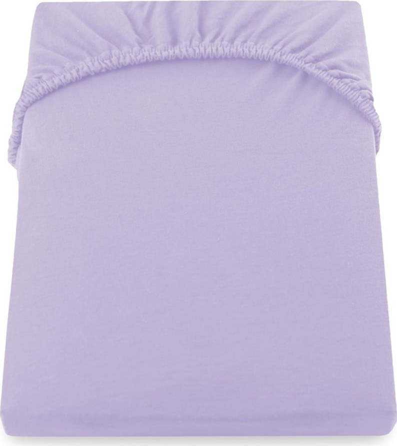 Světle fialové elastické prostěradlo DecoKing Nephrite Violet