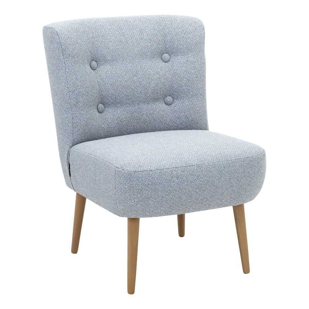 Světle modré křeslo Max Winzer Fiona Max Winzer