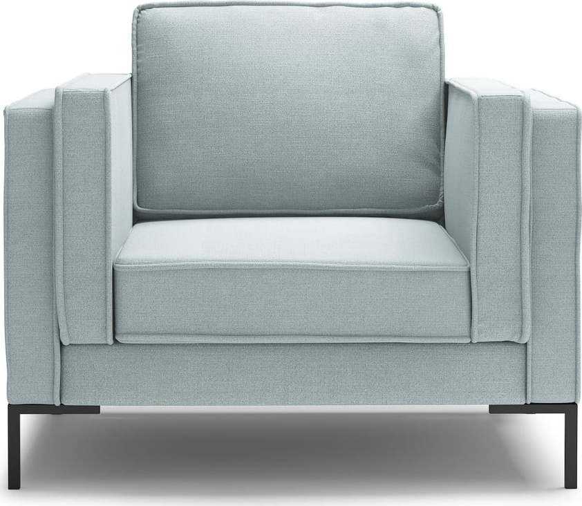 Světle modré křeslo Milo Casa Attilio Milo Casa