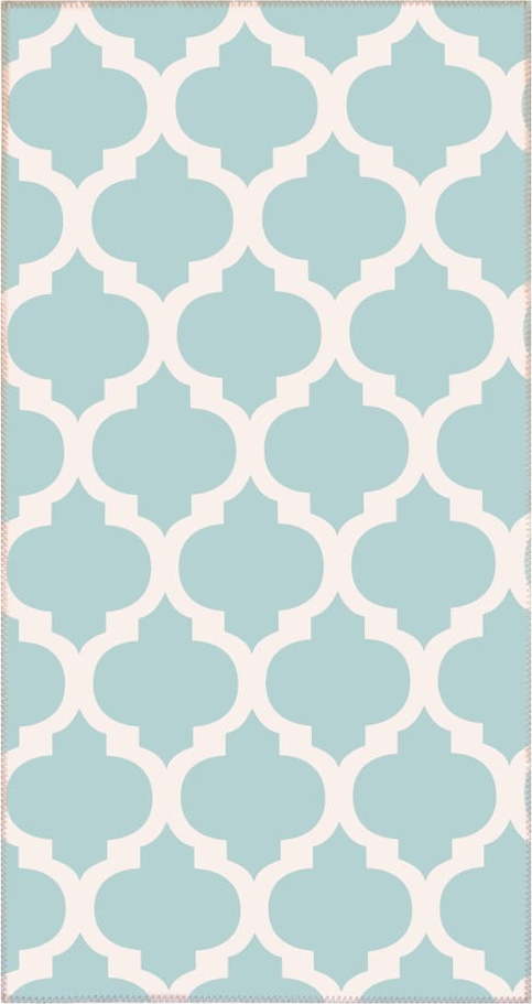 Světle modrý koberec Vitaus Elisabeth
