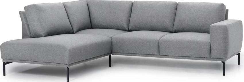 Světle šedá rohová pohovka Scandic Flow