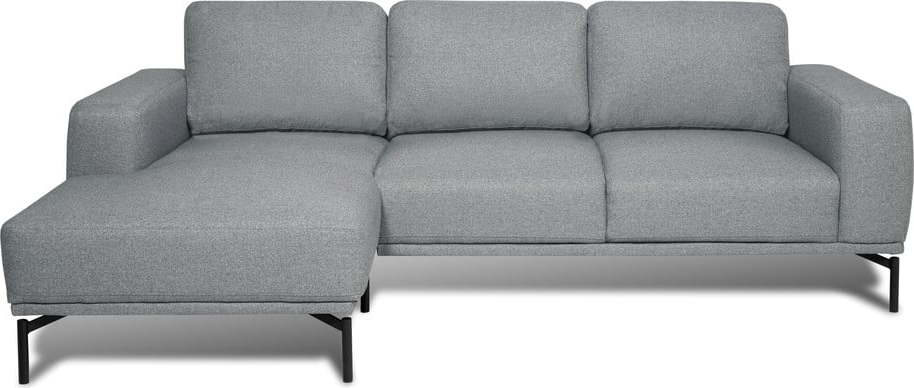 Světle šedá rohová pohovka Scandic Flow