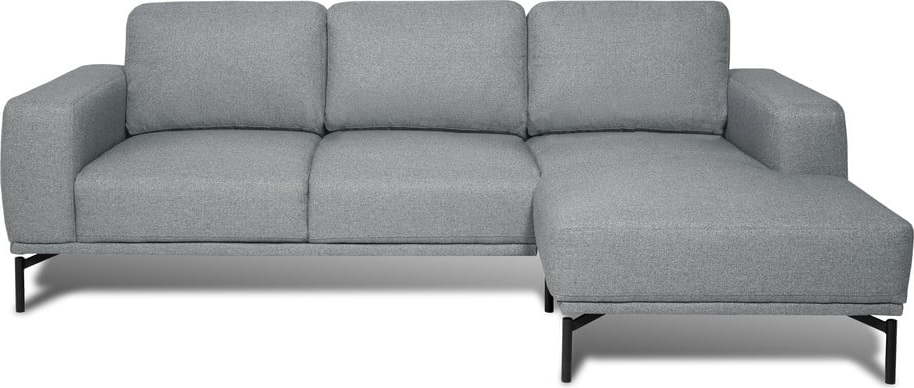 Světle šedá rohová pohovka Scandic Flow