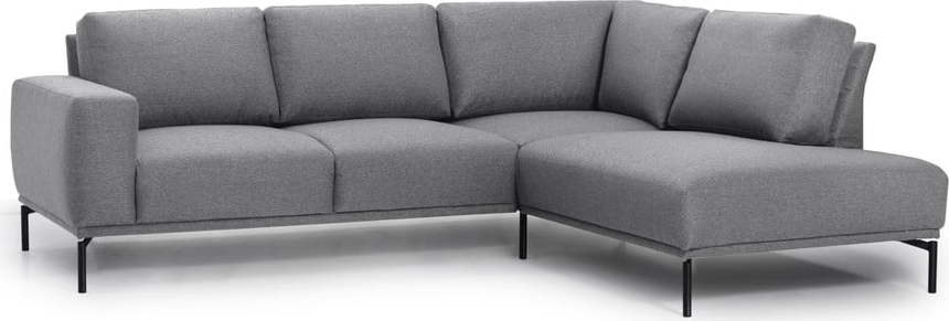 Světle šedá rohová pohovka Scandic Flow