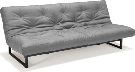 Světle šedá rozkládací pohovka Innovation Fraction Elegant Flashtex Light Grey