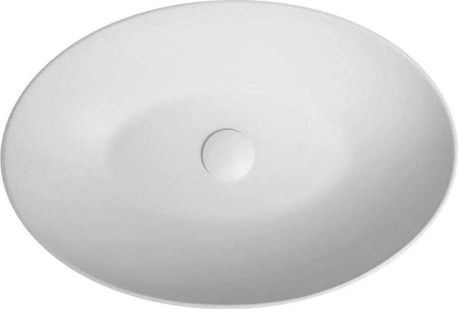 Světle šedé betonové umyvadlo Sapho Formigo 60 x 40 cm Sapho