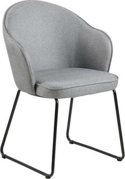 Světle šedé křeslo Actona Mitzie Corsica Actona