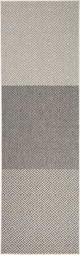 Světle šedý oboustranný venkovní běhoun NORTHRUGS Maui