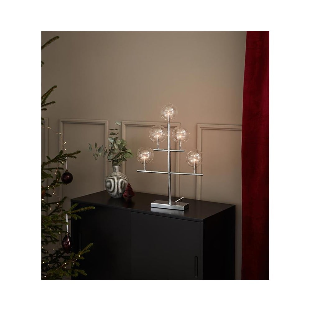 Svícen ve stříbrné barvě Markslöjd Maestro