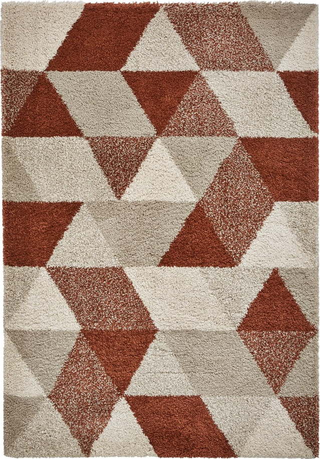 Tmavě červený koberec Think Rugs Royal Nomadic Angles