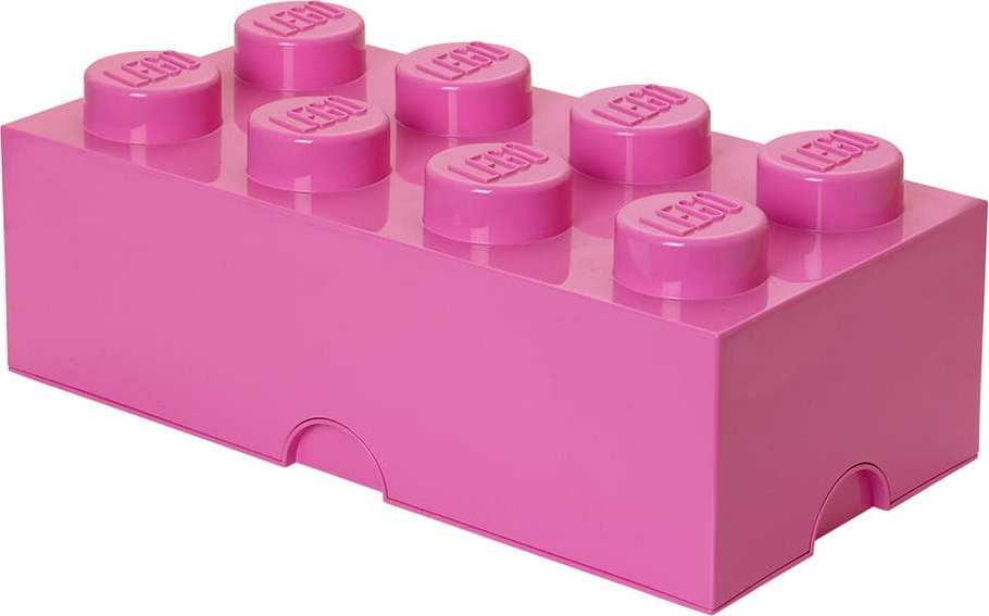 Tmavě růžový úložný box LEGO® LEGO