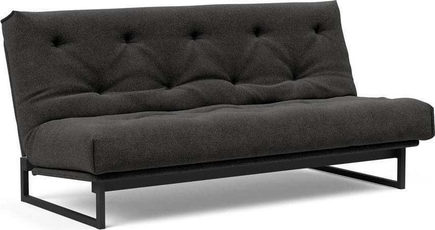 Tmavě šedá rozkládací pohovka Innovation Fraction Nordic