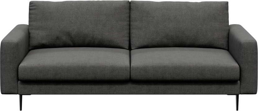 Tmavě šedé pohovka Devichy Levie