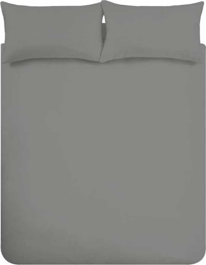 Tmavě šedé povlečení z egyptské bavlny Bianca Charcoal