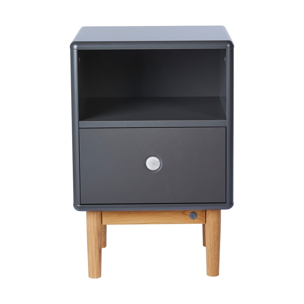 Tmavě šedý noční stolek Tom Tailor Color Box Tom Tailor for Tenzo