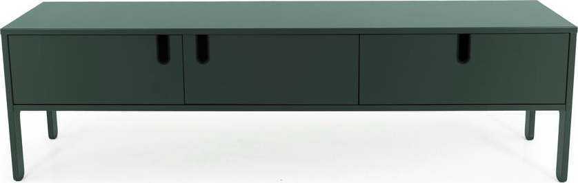 Tmavě zelená nízká komoda Tenzo Uno