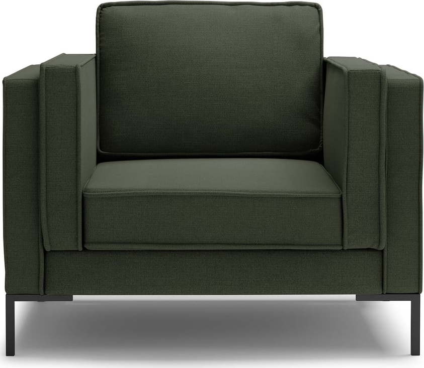 Tmavě zelené křeslo Milo Casa Attilio Milo Casa