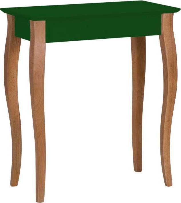 Tmavě zelený konzolový stolek Ragaba Lillo