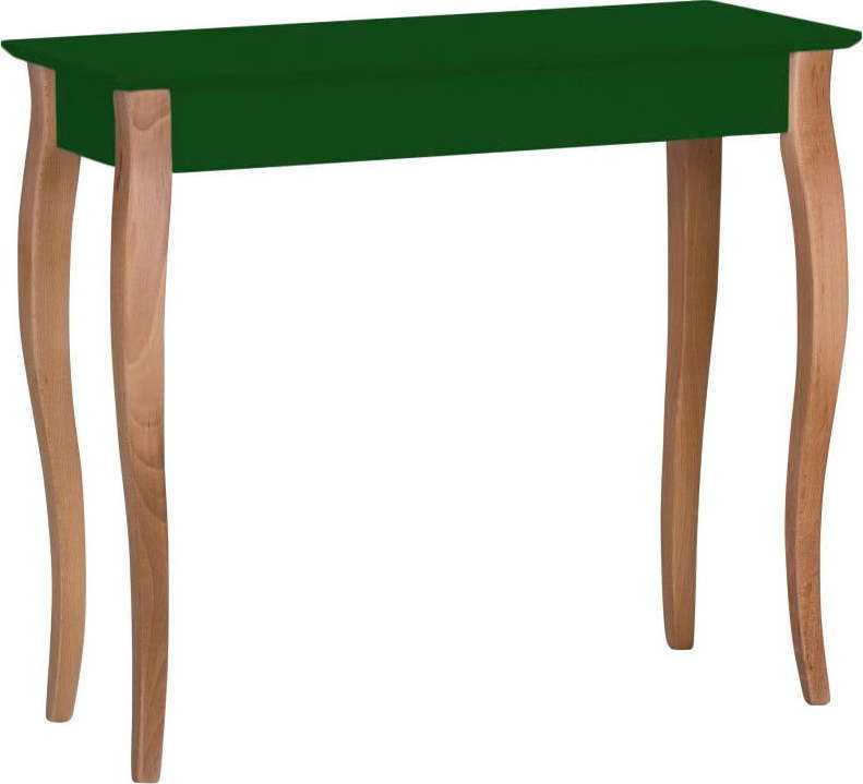 Tmavě zelený konzolový stolek Ragaba Lillo