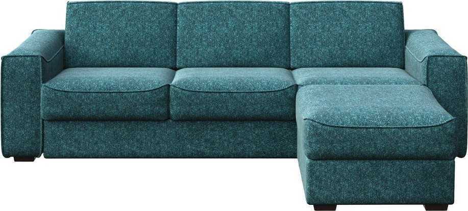 Tyrkysová rozkládací rohová pohovka Mesonica Munro