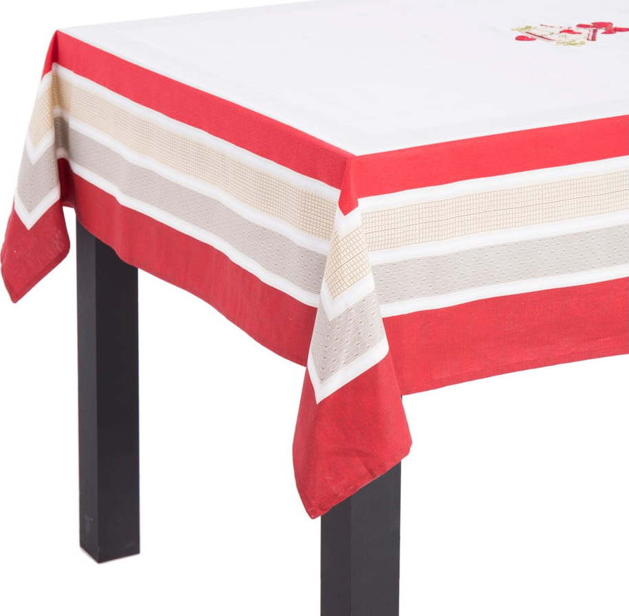 Vánoční bavlněný ubrus 180x140 cm Unimasa Unimasa