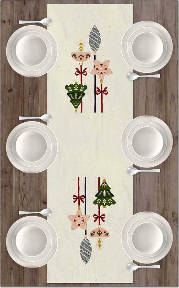Vánoční běhoun na stůl 140x40 cm Christmas - Kate Louise Kate Louise