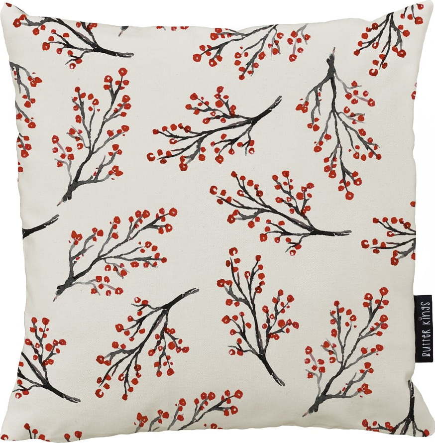 Vánoční dekorativní polštář 50x50 cm Rowan Berries - Butter Kings Butter Kings