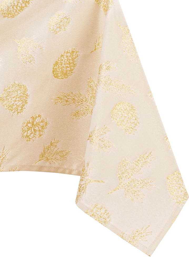 Vánoční ubrus v béžovo-zlaté barvě AmeliaHome Magic Night