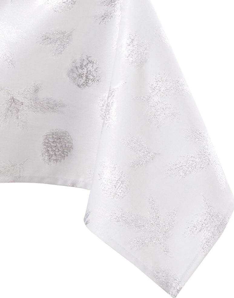 Vánoční ubrus v bílo-stříbrné barvě AmeliaHome Magic Night