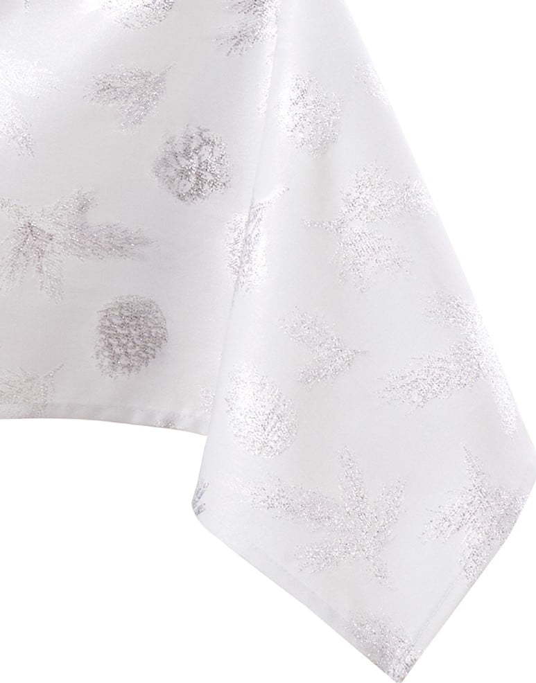 Vánoční ubrus v bílo-stříbrné barvě AmeliaHome Magic Night