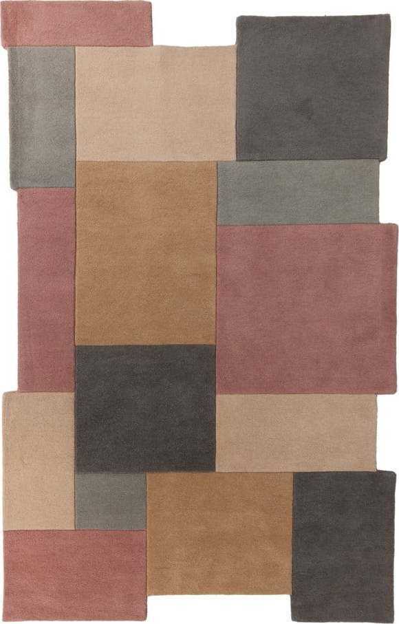 Vlněný koberec Flair Rugs Collage Earthy