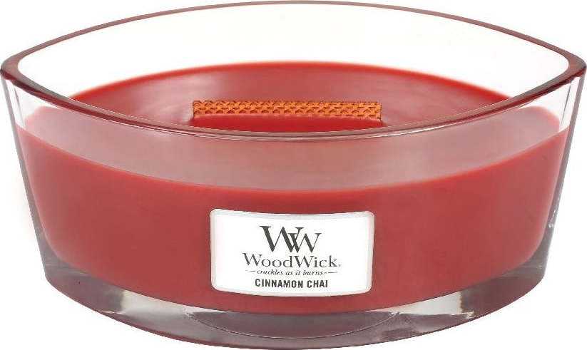 Vonná svíčka WoodWick Skořice a vanilka