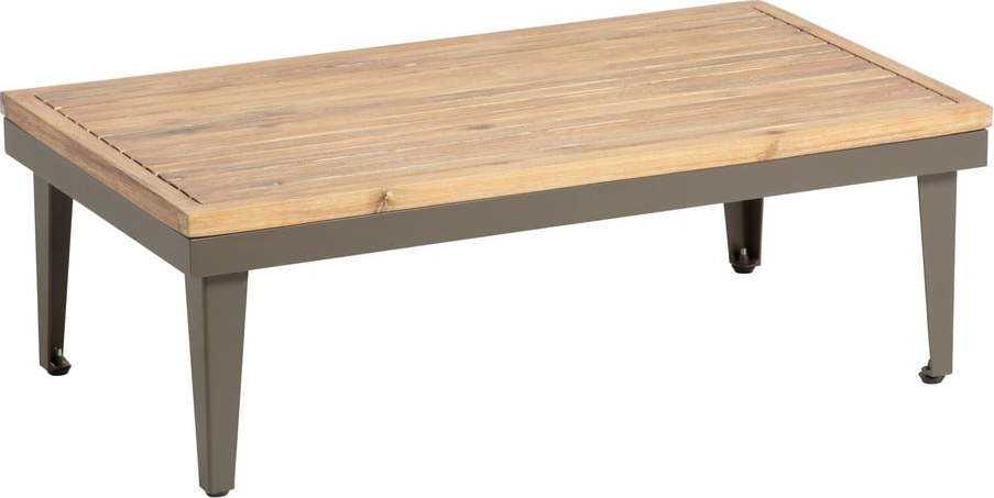 Zahradní konferenční stolek s deskou z akáciového dřeva Kave Home Pascale