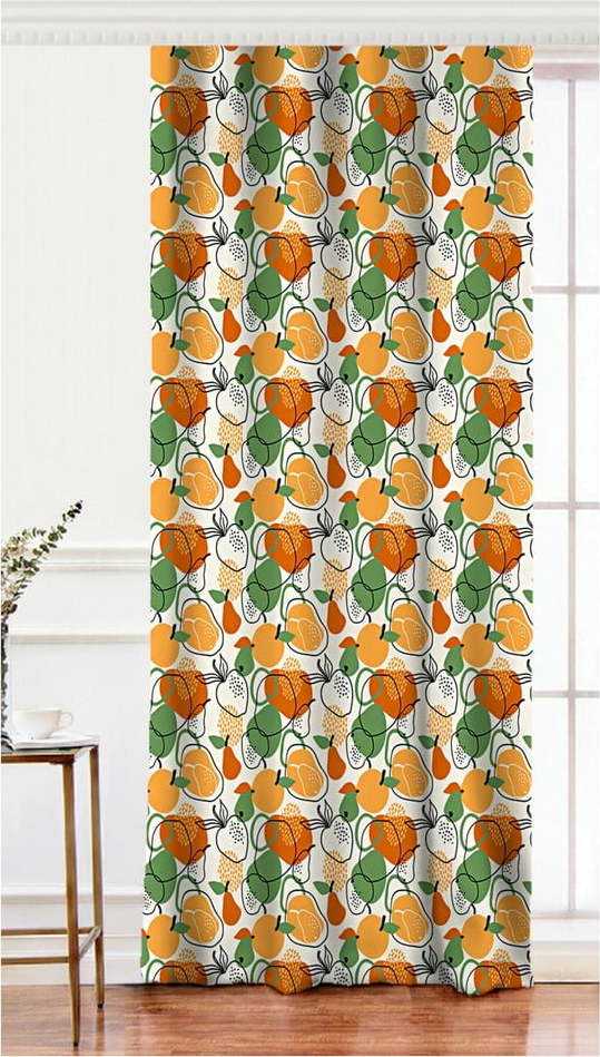 Závěs s příměsí bavlny Minimalist Home World