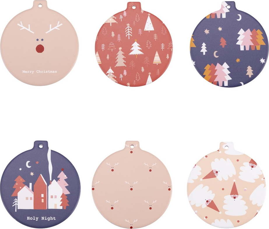 Závěsné dekorace v sadě 24 ks - Villa d'Este Villa d'Este