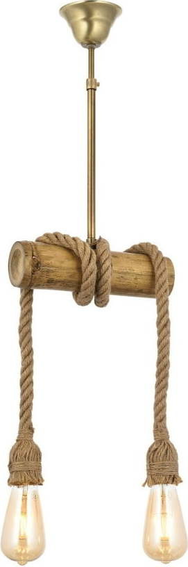 Závěsné svítidlo z bambusového dřeva Bambu Beacon