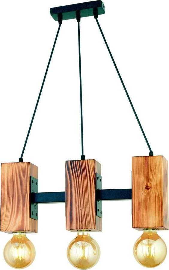 Závěsné svítidlo z habrového dřeva Carina Tres Beacon