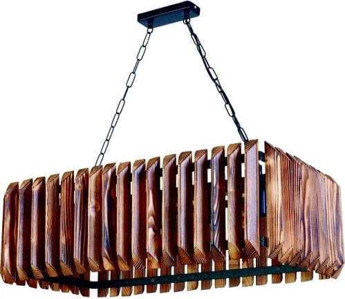 Závěsné svítidlo z habrového dřeva Siesta 5li Beacon