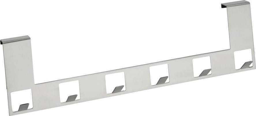 Závěsný věšák na dveře se 6 háčky ve stříbrné barvě Wenko Anzio WENKO